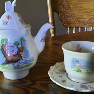 Disney Alice in Wonderland tea set.